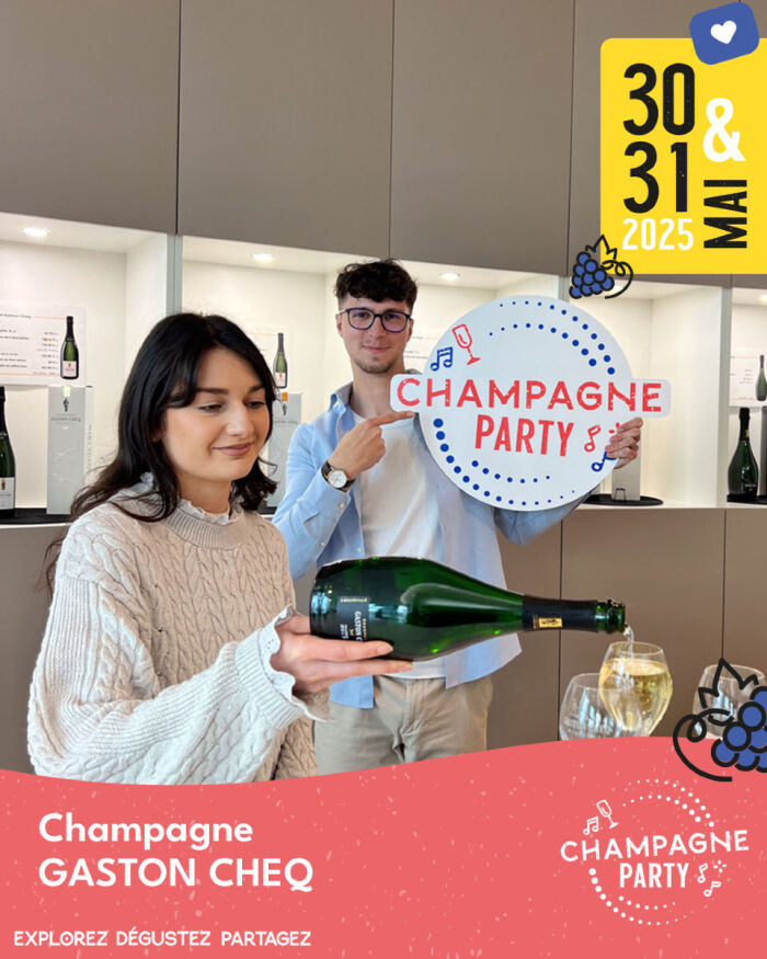 Gaston Cheq.jpg Champagne Party