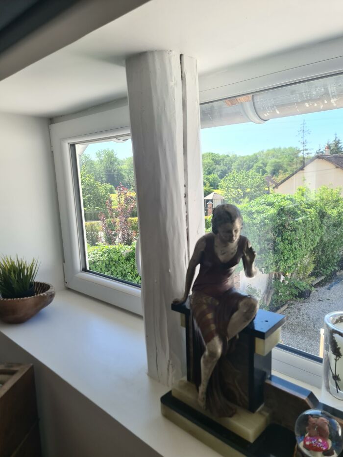 Vue depuis la chambre sur les champs AS