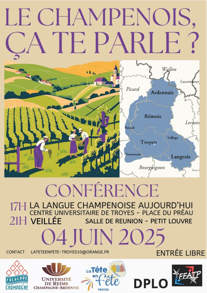 Conférence - Le Champenois ça te parle ?_Troyes Tête en Fête