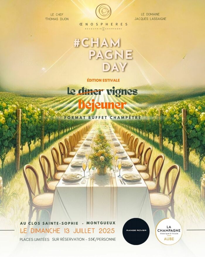 affiche le déjeuner vignes © OenoSpheres