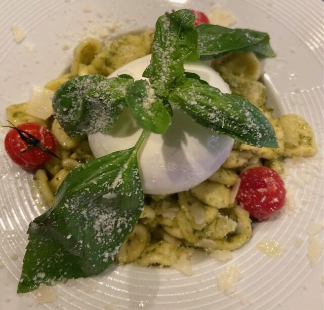Pâtes Pesto Burrata Aline Dechaux
