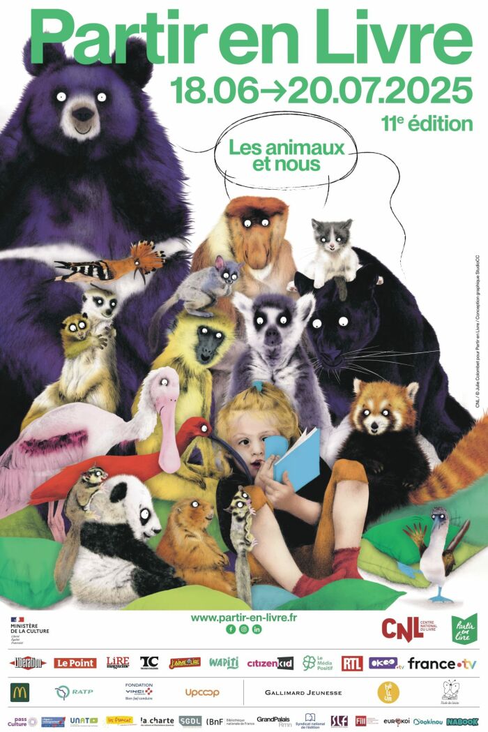 Partir en livre – 2025_Troyes CNL / © Julie Colombet pour Partir en Livre / Conception graphique Studio CC