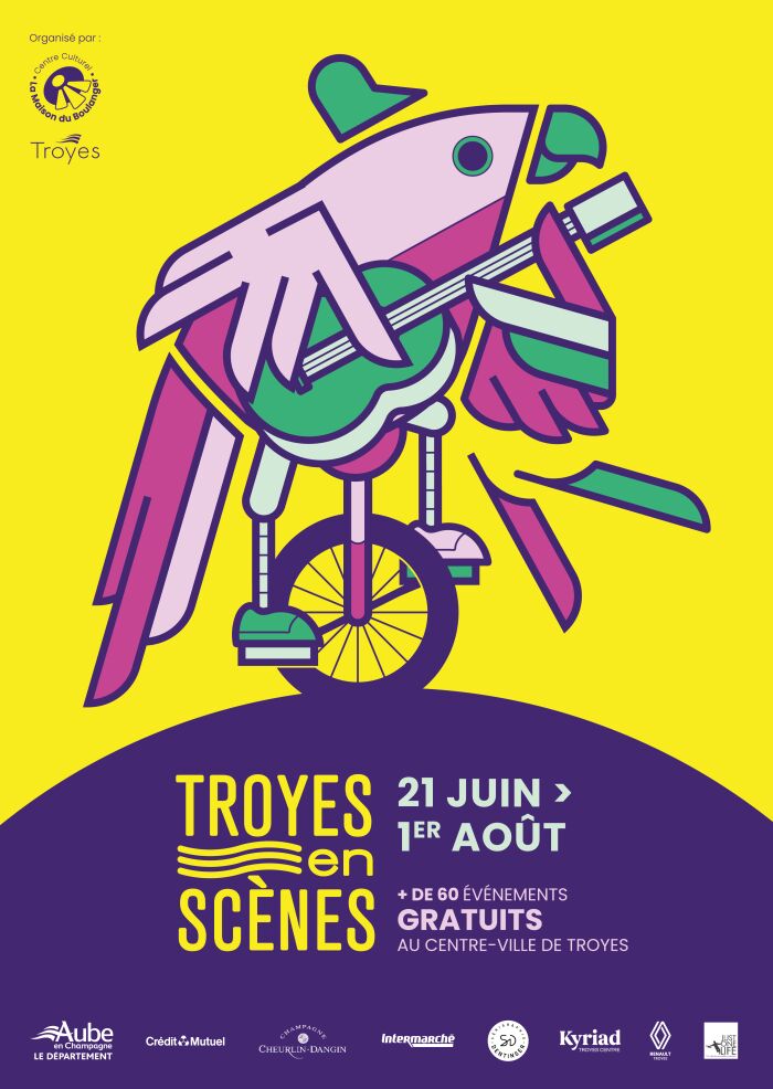 Affiche Troyes en scène 2025 © atelierxy.com